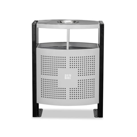 Electro Galvanised Duo Recycling Bin - 70L - RB-CMSS
