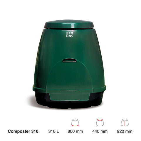 Ecobak Home Composter - 310L