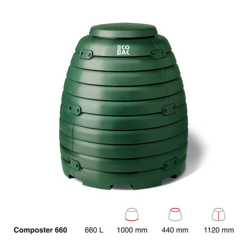 Ecobak Home Composter - 660L